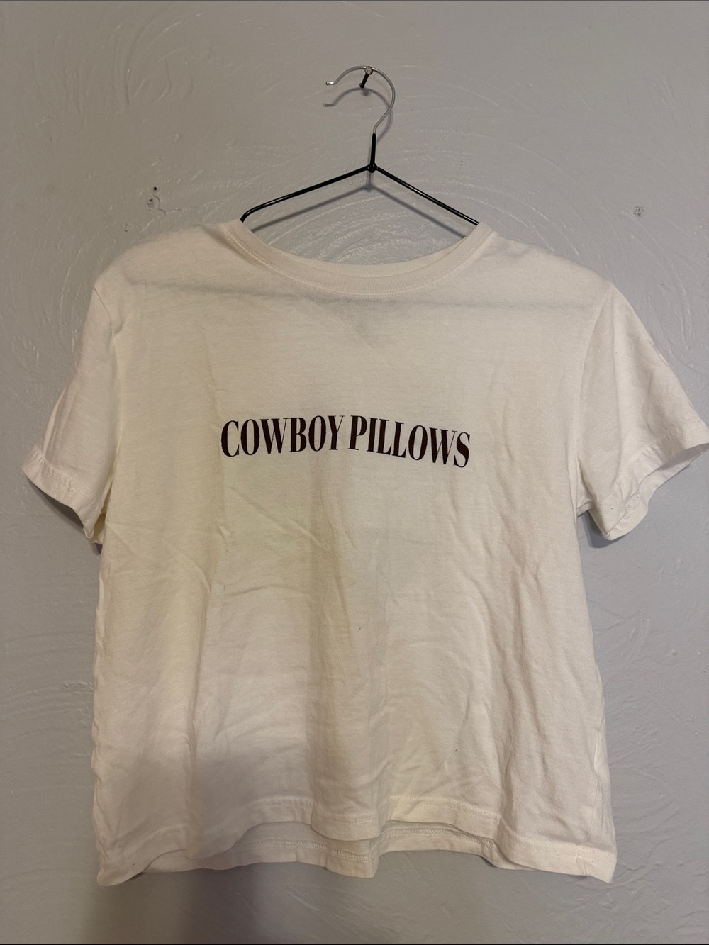 Cowboy pillows crop top